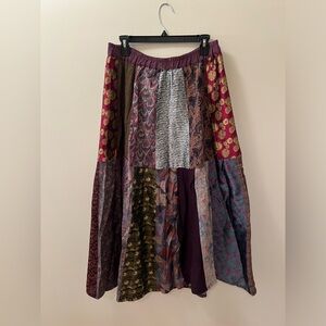 Vintage Donna Jessica Rare Women’s Patchwork Skirt Size L/XL